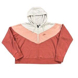 Nike Plus‎ Size 1X Sportswear Pullover Hoodie Full Zip Training Top $90 Retail